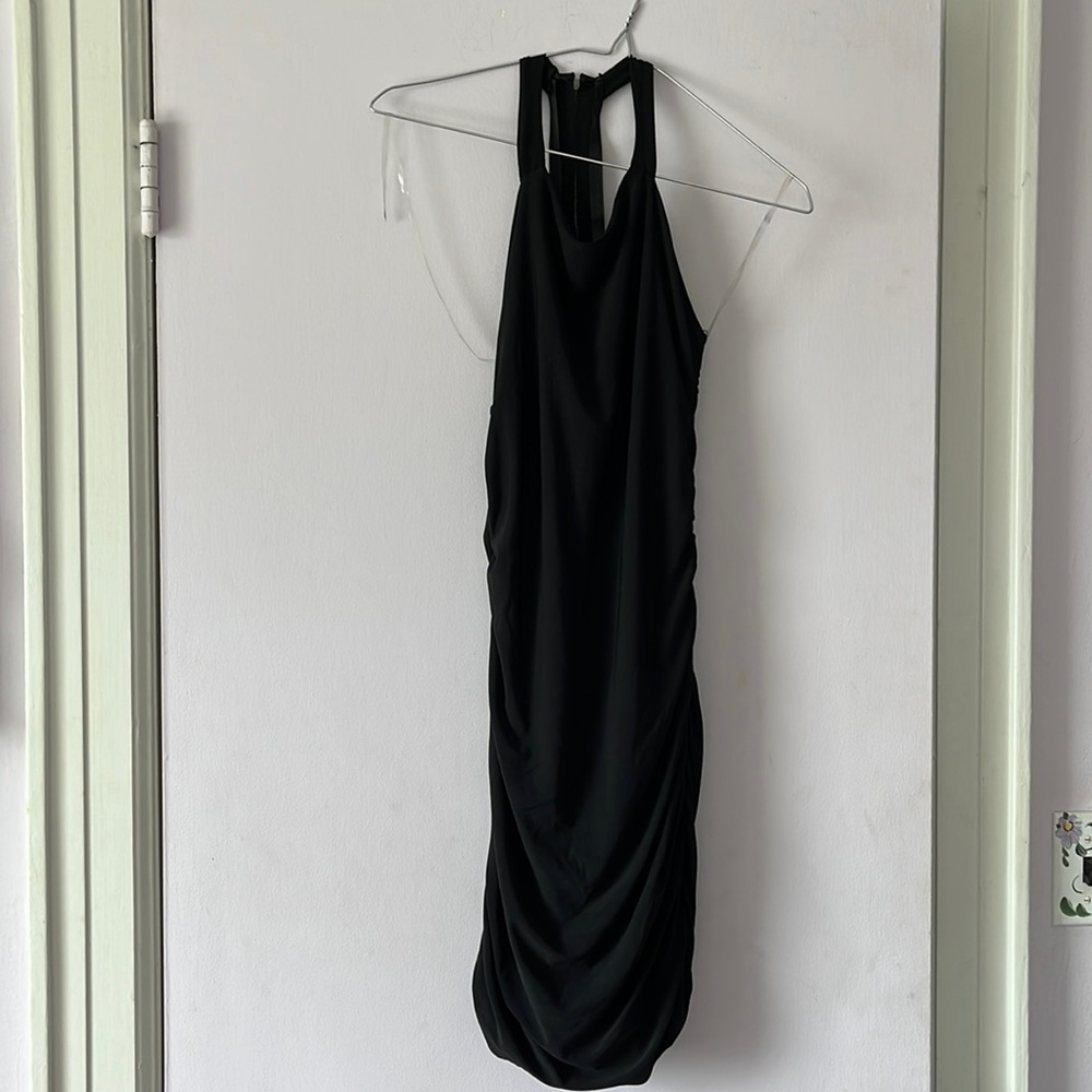Black fun dress with racer back- Hollyworld NewYork City brand - exc cond